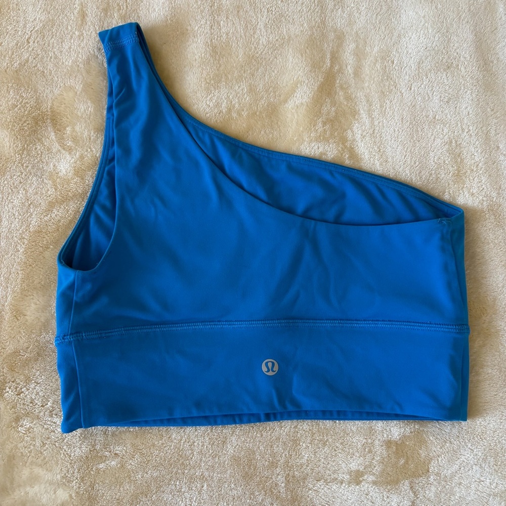 lululemon Vibrant Blue One-Shoulder Bikini Top